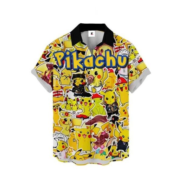 Chemise hawaïenne Pokémon Pikachu 03 - Maison Otaku – Image 2