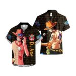 Chemise hawaïenne One Piece Portgas D. Ace 03 – Maison Otaku