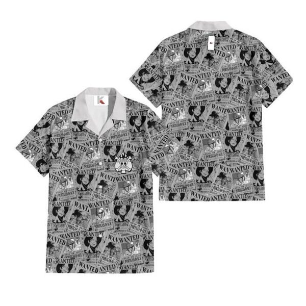 Chemise hawaïenne One Piece Portgas D. Ace - Maison Otaku