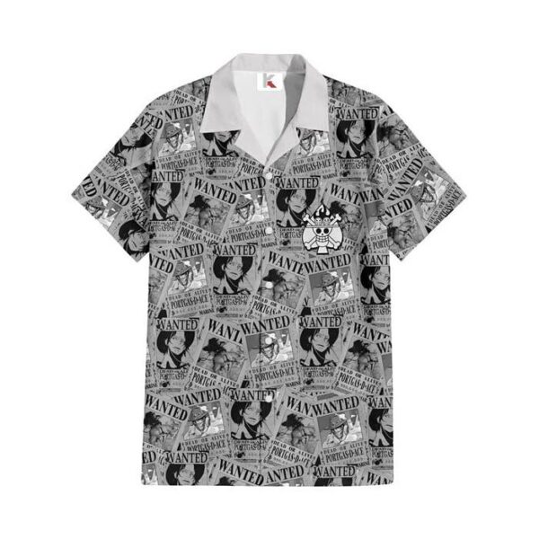 Chemise hawaïenne One Piece Portgas D. Ace - Maison Otaku – Image 2