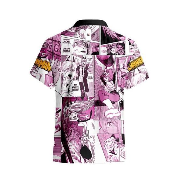 Chemise hawaïenne Chainsaw Man Power - Maison Otaku – Image 3