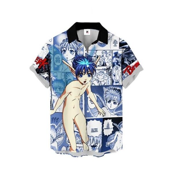 Chemise hawaïenne Re:Zero Puck - Maison Otaku – Image 2