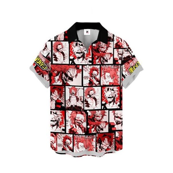 Chemise hawaïenne My Hero Academia Red Riot 02 - Maison Otaku – Image 2