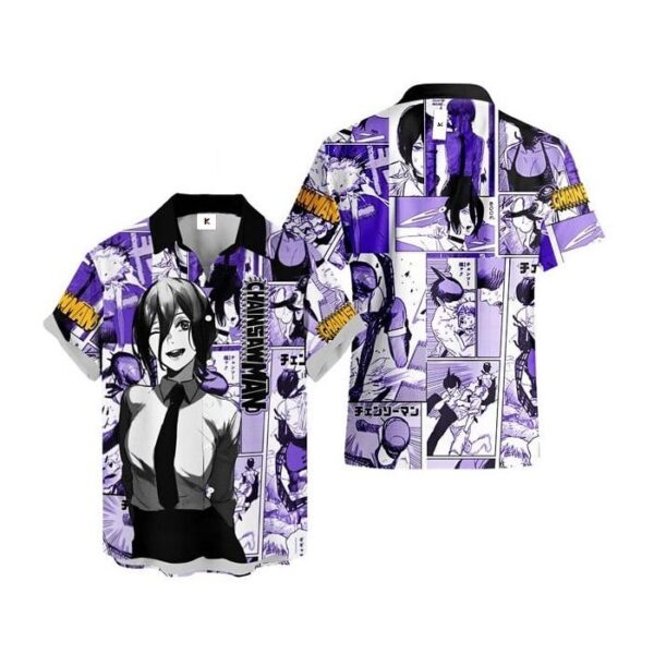 Chemise hawaïenne Chainsaw Man Reze - Maison Otaku