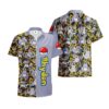 Chemise hawaïenne Pokémon Rhinoféros - Maison Otaku