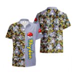 Chemise hawaïenne Pokémon Rhinoféros – Maison Otaku