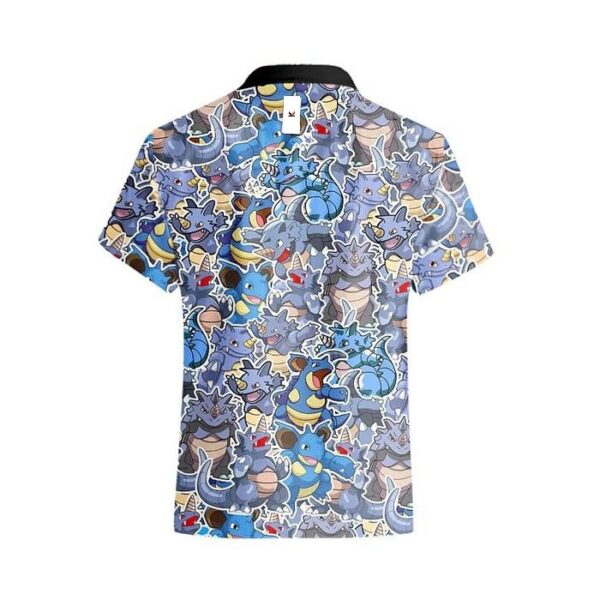 Chemise hawaïenne Pokémon Miaouss 02 - Maison Otaku – Image 3