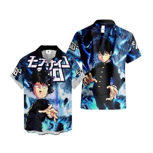 Chemise hawaïenne Mob Psycho 100 Ritsu Kageyama - Maison Otaku