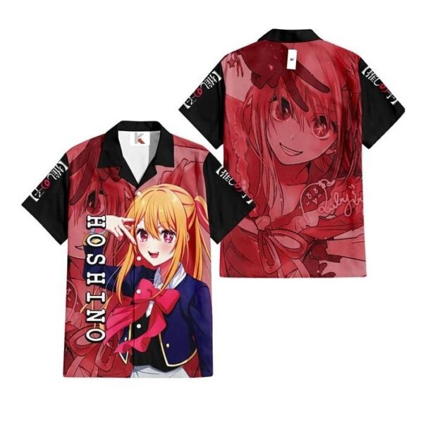 Chemise hawaïenne Oshi no Ko Ruby Hoshino - Maison Otaku