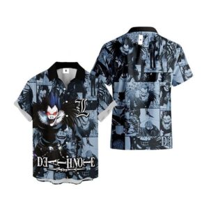 Chemise hawaïenne Death Note Ryuk - Maison Otaku