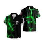 Chemise hawaïenne Demon Slayer Sanemi Shinazugawa 02 – Maison Otaku