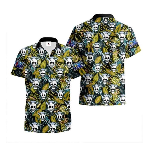 Chemise hawaïenne One Piece Sanji Symbole - Maison Otaku