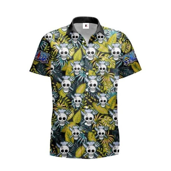 Chemise hawaïenne One Piece Sanji Symbole - Maison Otaku – Image 2