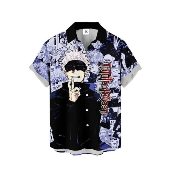 Chemise hawaïenne Jujutsu Kaisen Satoru Gojo - Maison Otaku – Image 2