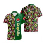 Chemise hawaïenne Pokémon Jungko 02 – Maison Otaku