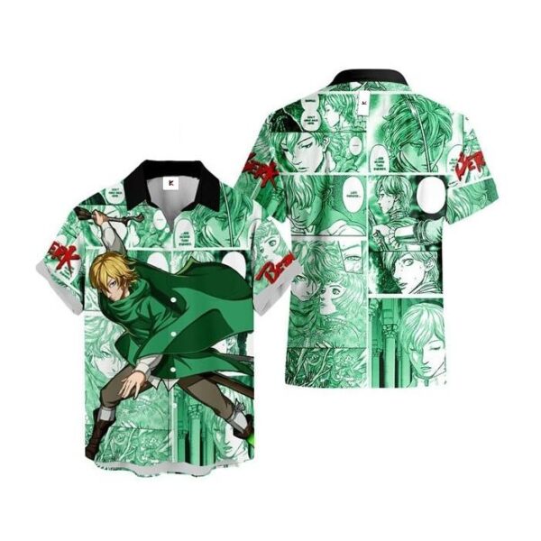 Chemise hawaïenne Berserk Serpico - Maison Otaku