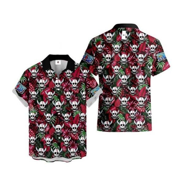 Chemise hawaïenne One Piece Shanks Symbole - Maison Otaku