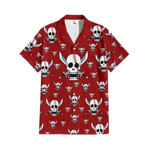 Chemise hawaïenne One Piece Shanks Symboles - Maison Otaku – Image 2