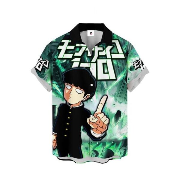 Chemise hawaïenne Mob Psycho 100 Shigeo Kageyama - Maison Otaku – Image 2