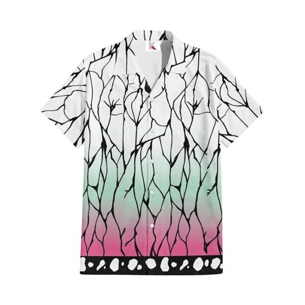 Chemise hawaïenne Demon Slayer Shinobu - Maison Otaku – Image 2