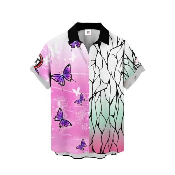 Chemise hawaïenne Demon Slayer Shinobu Kocho - Maison Otaku – Image 2