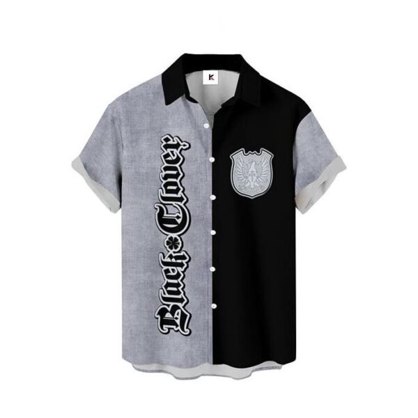 Chemise hawaïenne Black Clover Silver Eagle - Maison Otaku – Image 2