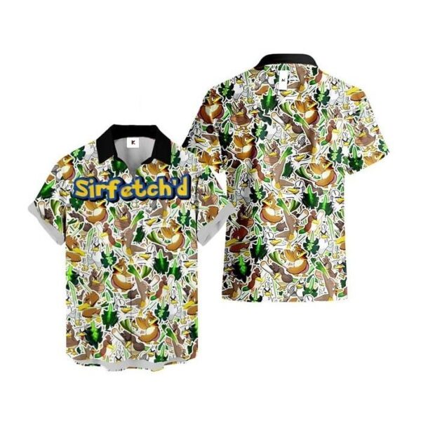Chemise hawaïenne Pokémon Palarticho 02 - Maison Otaku