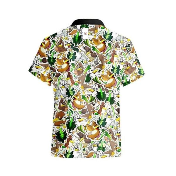 Chemise hawaïenne Pokémon Lucario Vague de Kanagawa - Maison Otaku – Image 3