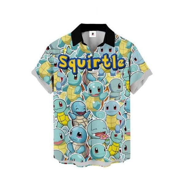 Chemise hawaïenne Pokémon Carapuce 02 - Maison Otaku – Image 2