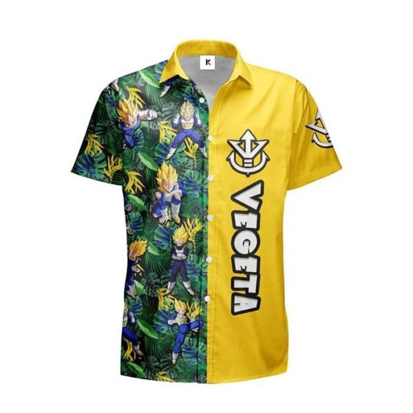 Chemise hawaïenne Dragon Ball Vegeta Super Saiyan 03 - Maison Otaku – Image 2