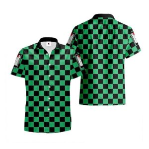 Chemise hawaïenne Demon Slayer Tanjiro - Maison Otaku