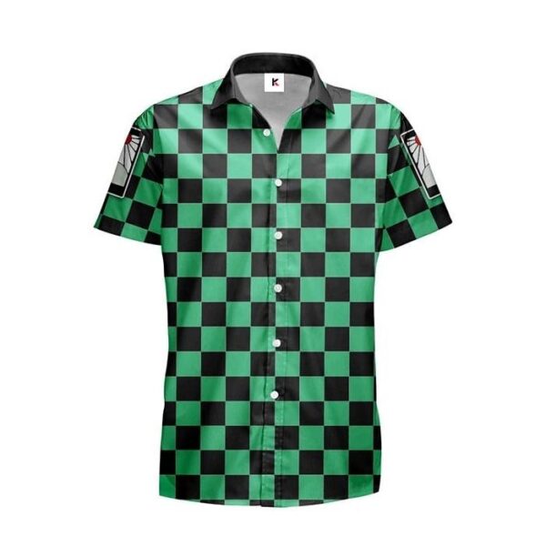 Chemise hawaïenne Demon Slayer Tanjiro - Maison Otaku – Image 2