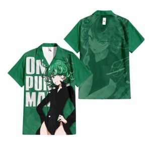 Chemise hawaïenne One Punch Man Tatsumaki - Maison Otaku