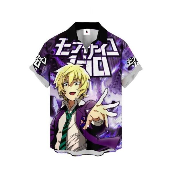Chemise hawaïenne Mob Psycho 100 Teruki Hanazawa - Maison Otaku – Image 2