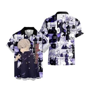 Chemise hawaïenne Jujutsu Kaisen Toge Inumaki - Maison Otaku
