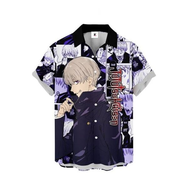 Chemise hawaïenne Jujutsu Kaisen Toge Inumaki - Maison Otaku – Image 2