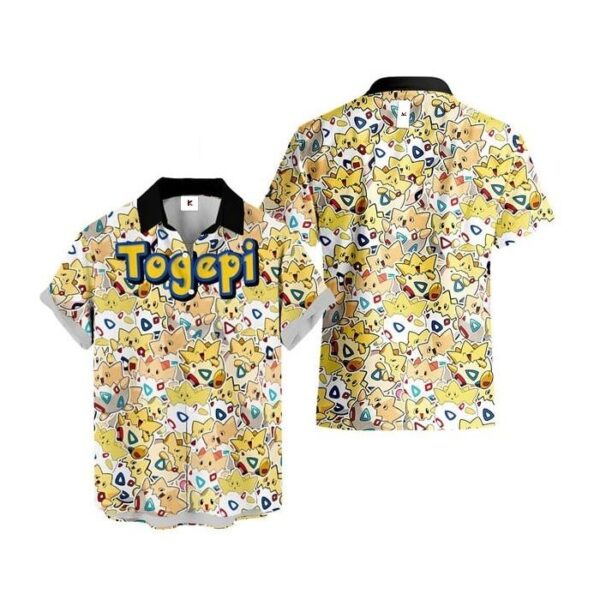 Chemise hawaïenne Pokémon Togepi 02 - Maison Otaku