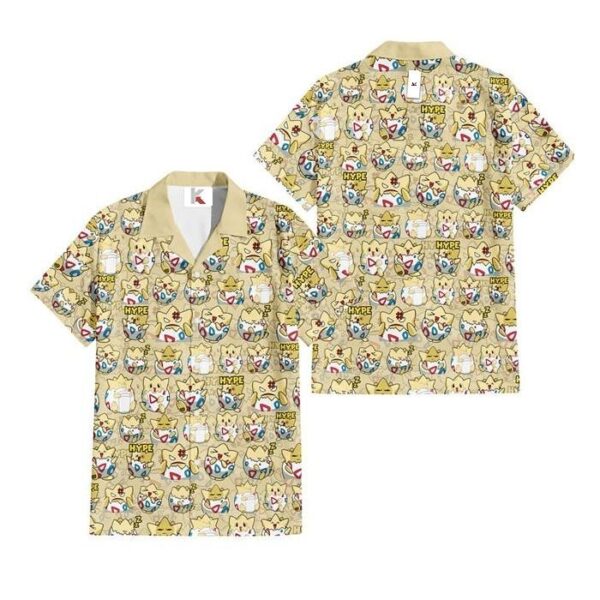 Chemise hawaïenne Pokémon Togepi - Maison Otaku