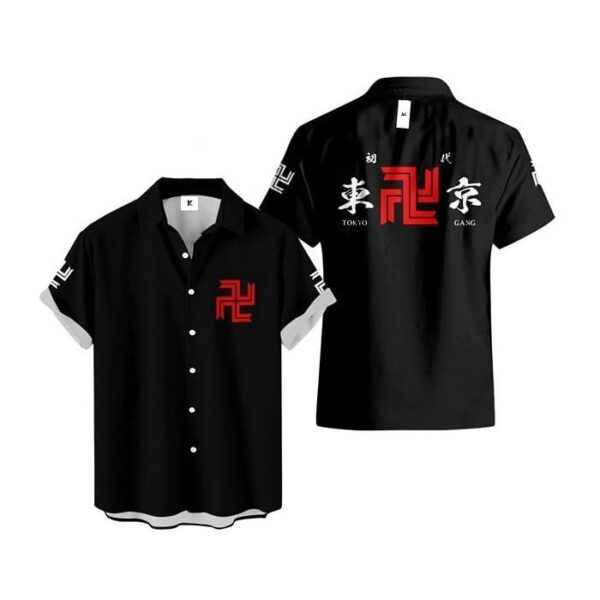 Chemise hawaïenne Tokyo Revengers Gang Tokyo Manji - Maison Otaku