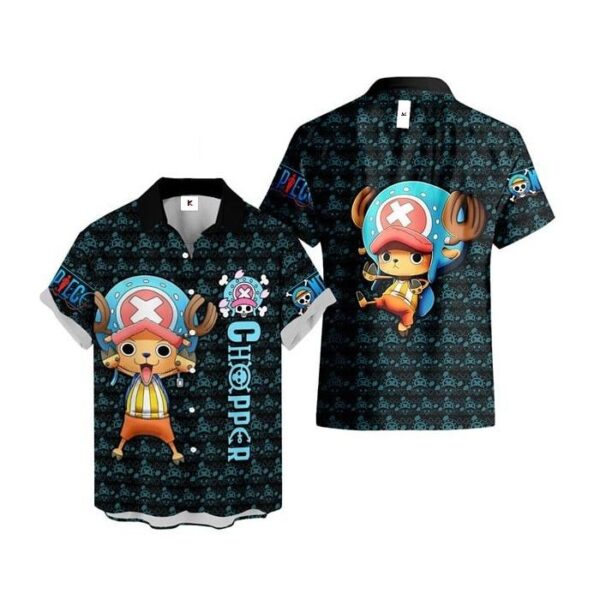 Chemise hawaïenne One Piece Tony Tony Chopper 03 - Maison Otaku