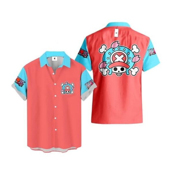 Chemise hawaïenne One Piece Tony Tony Chopper 02 - Maison Otaku