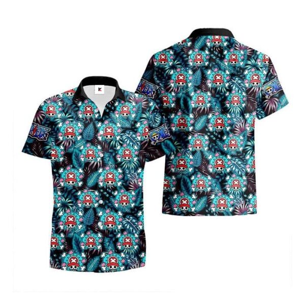 Chemise hawaïenne One Piece Tony Tony Chopper Symbole - Maison Otaku