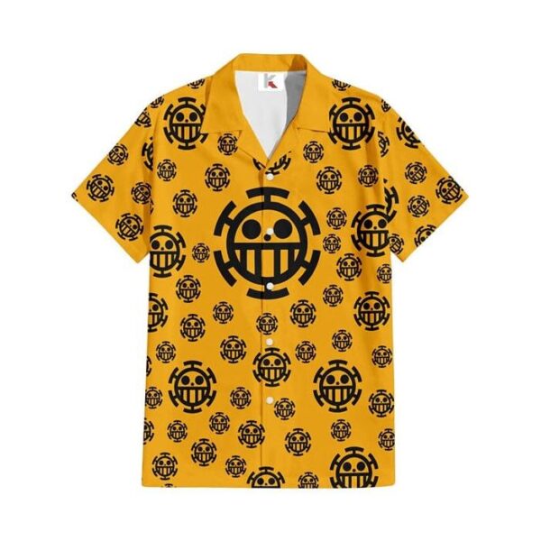 Chemise hawaïenne One Piece Trafalgar D. Law Symboles - Maison Otaku – Image 2