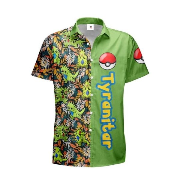 Chemise hawaïenne Pokémon Tyranocif - Maison Otaku – Image 2