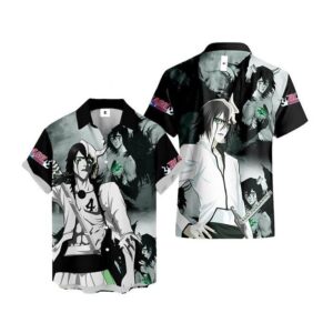 Chemise hawaïenne Bleach Ulquiorra Cifer 02 - Maison Otaku