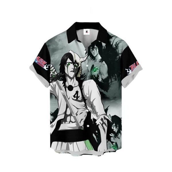 Chemise hawaïenne Bleach Ulquiorra Cifer 02 - Maison Otaku – Image 2