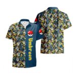 Chemise hawaïenne Pokémon Noctali 02 – Maison Otaku