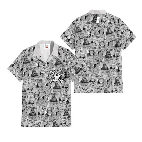 Chemise hawaïenne One Piece Usopp 03 - Maison Otaku