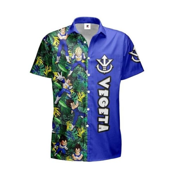 Chemise hawaïenne Dragon Ball Vegeta 02 - Maison Otaku – Image 2