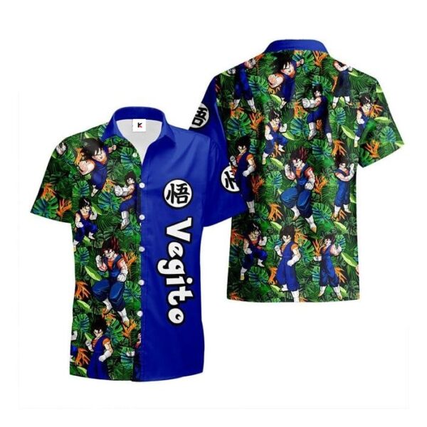 Chemise hawaïenne Dragon Ball Vegito 03 - Maison Otaku